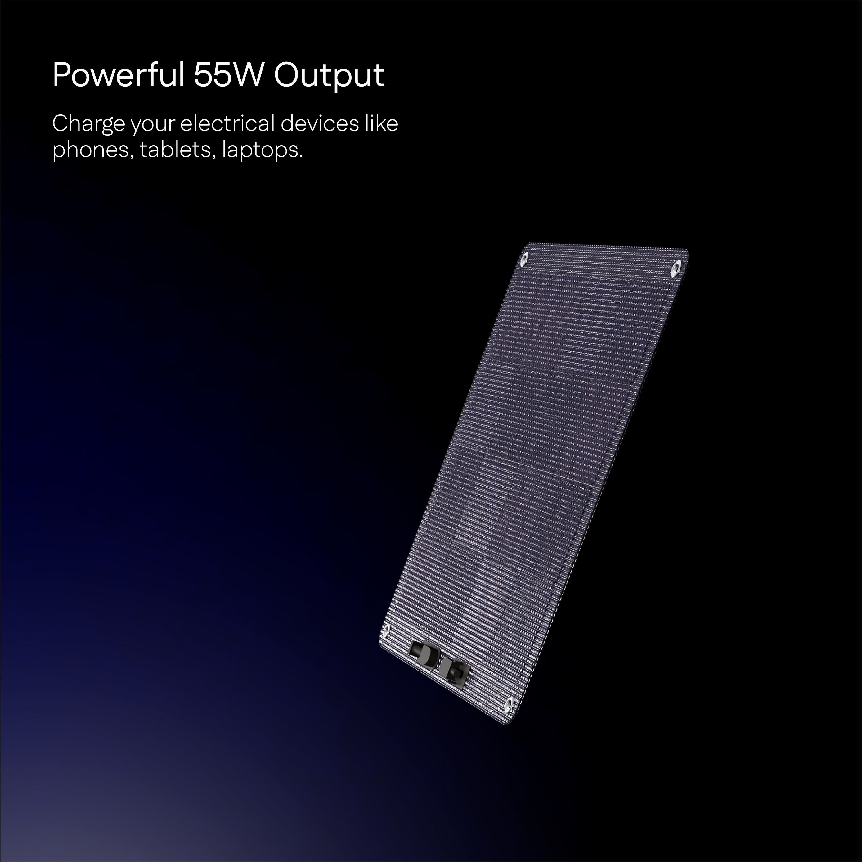 CarbonCore Medium 55W - Semi-Rigid Solar Panel